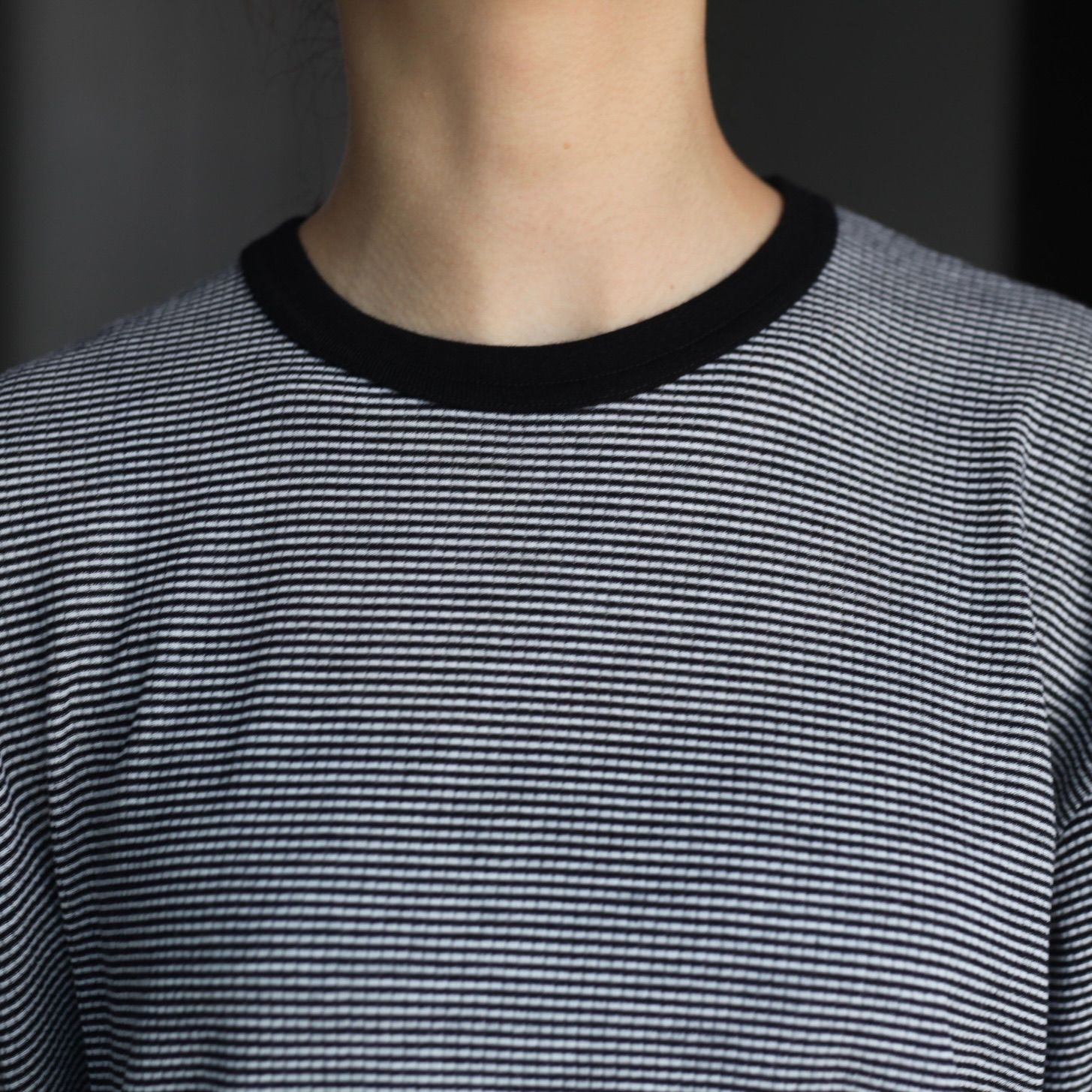 【残りわずか】Fine Wool Oversized Long Sleeve Tee
