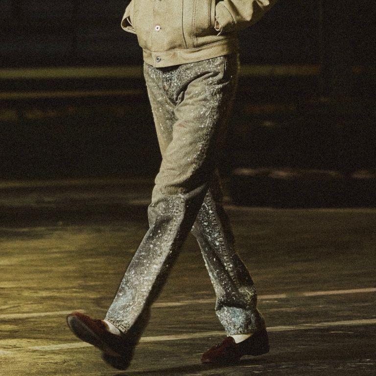 SUGARHILL - 【残りわずか】Molded Denim Trousers Straight Cut 