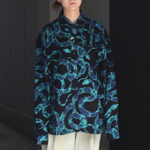 【残り一点】Print Nel L/S SH