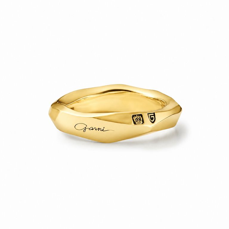 GARNI - 【お取り寄せ注文可能】Crockery Ring M(K18 YELLOW GOLD