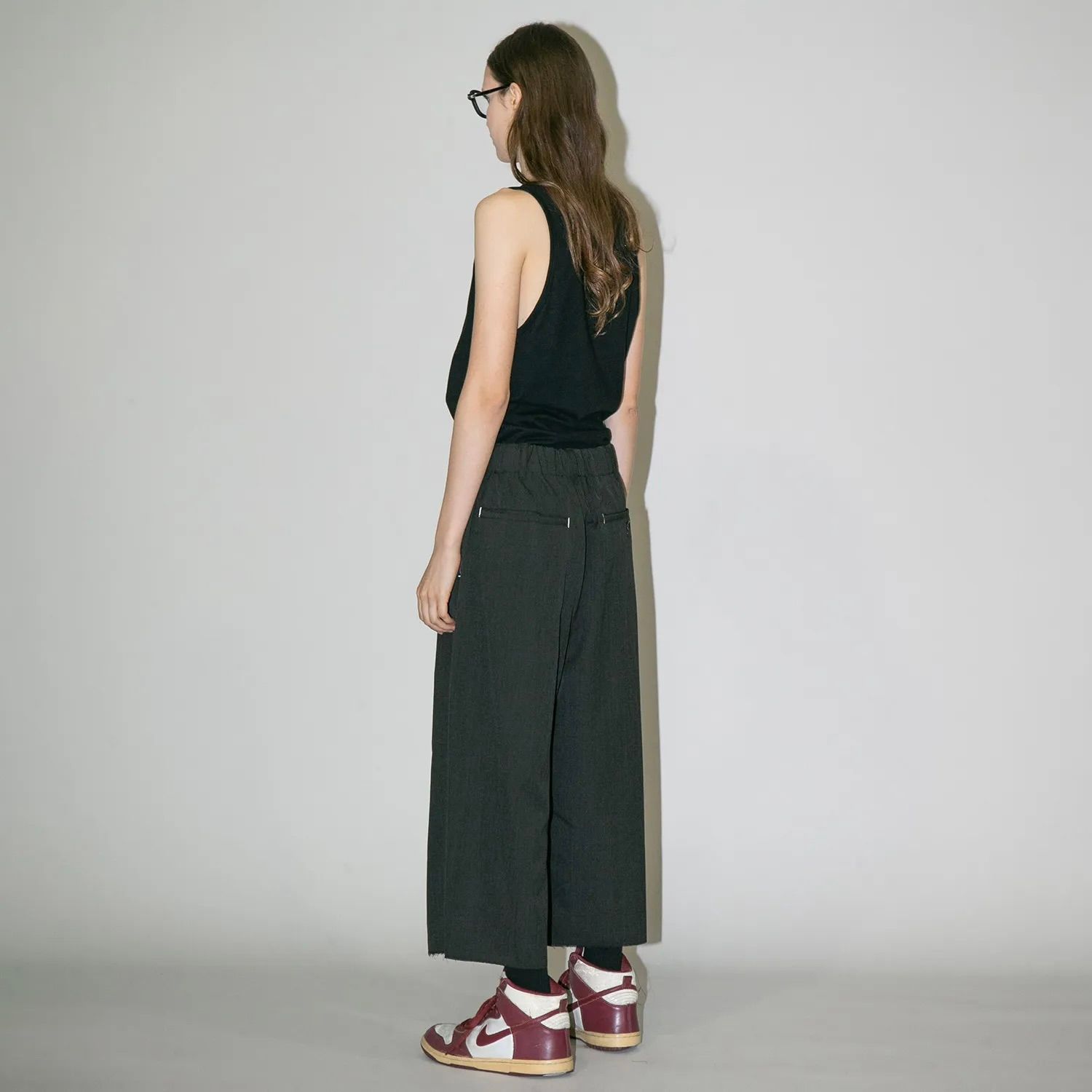 【残り一点】ウォッシャブルツイルワイドパンツ