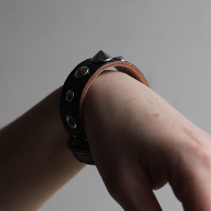 【残り一点】Python Leather Bracelet