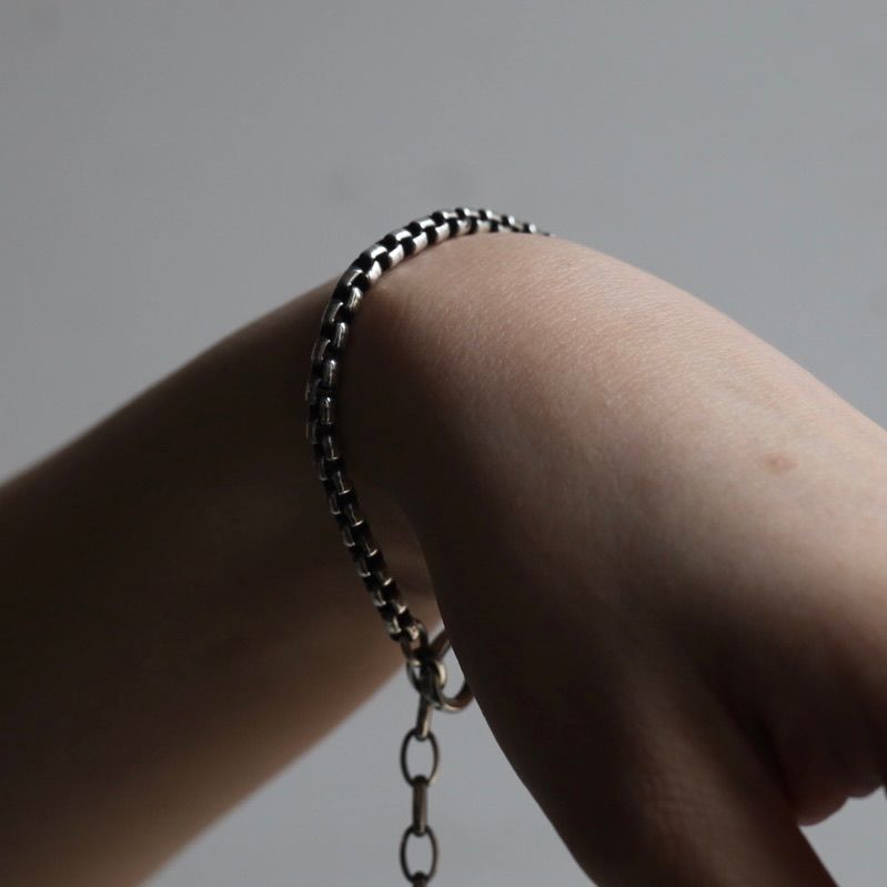 【お取り寄せ注文可能】Square Block Chain Bracelet