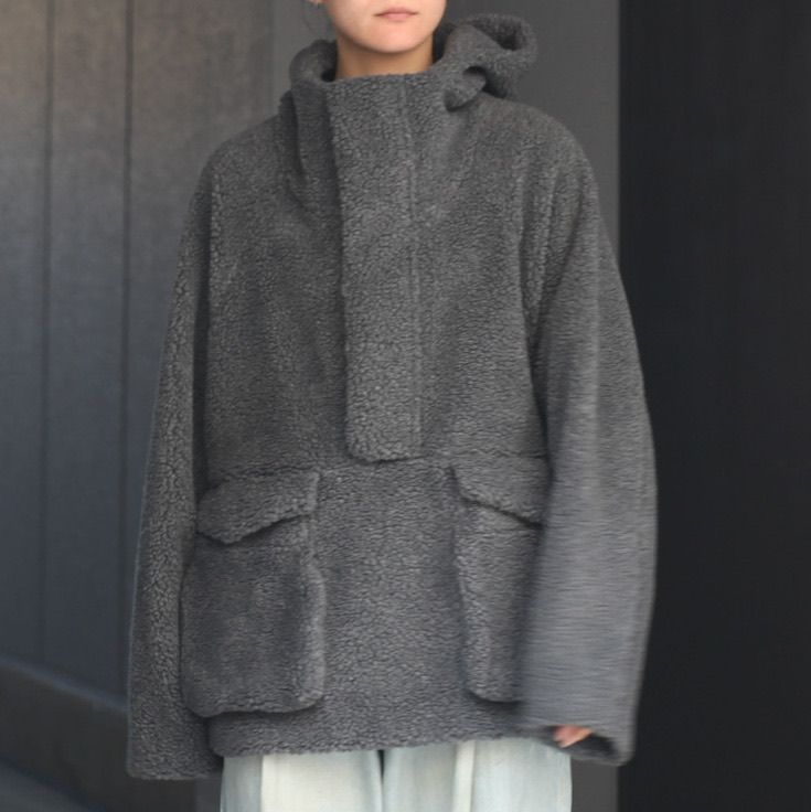 マイビューティフルランドレット 18AW ウールフランネルオーバーサイズ