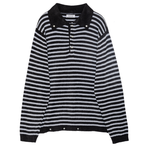 【残り一点】90 Flip Stripe Pile Knit