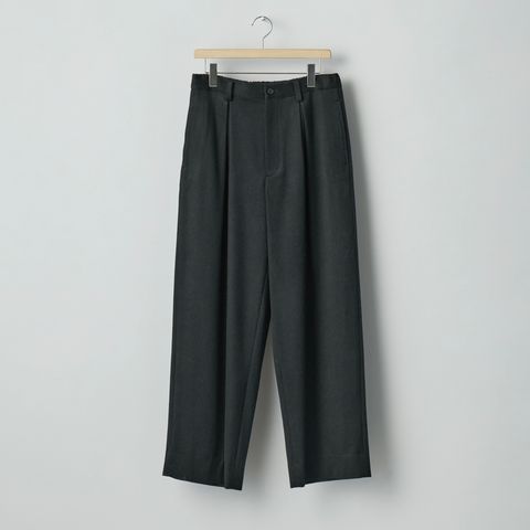 【残り一点】W/CA Beaver Easy Wide Trousers