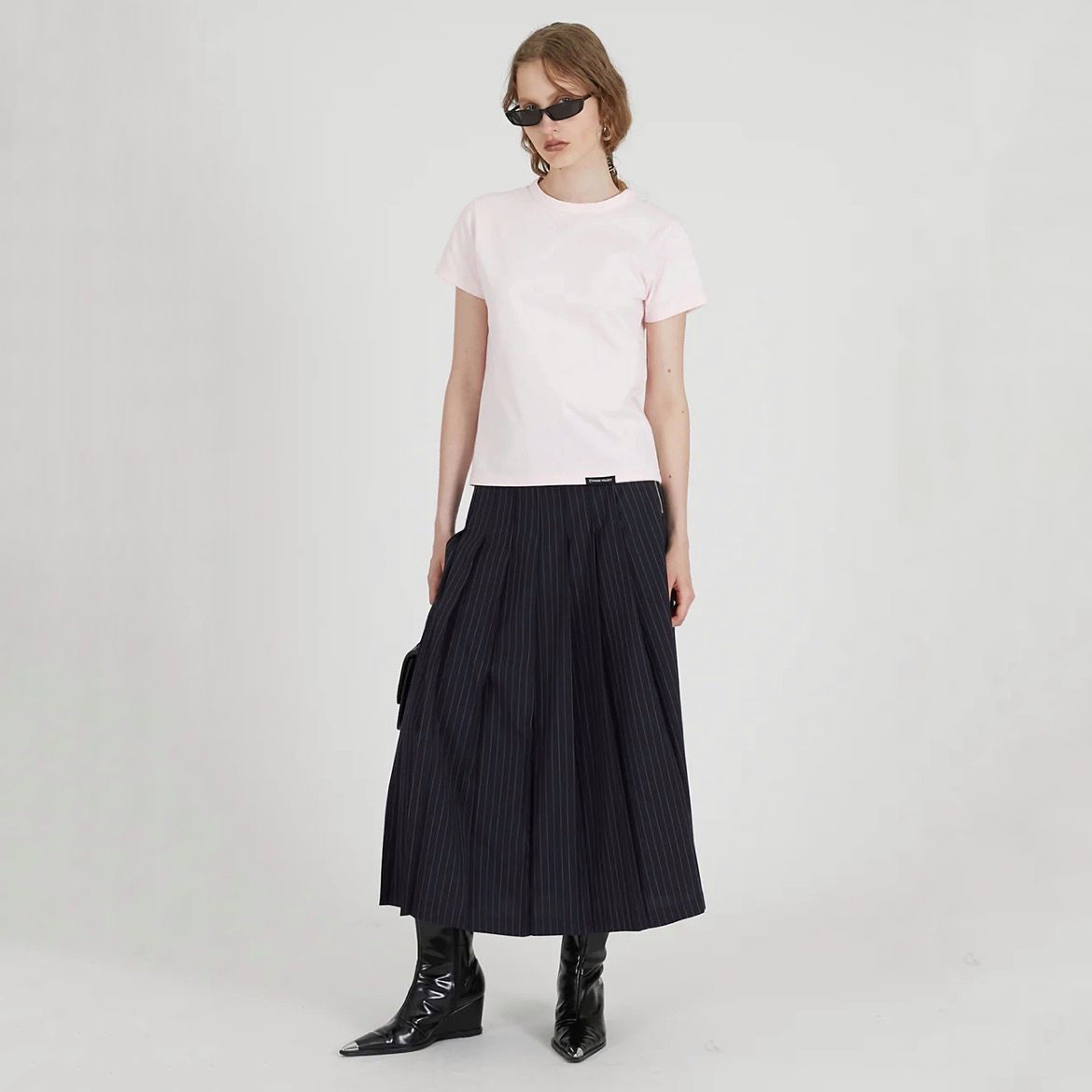 【残り一点】Irregular Pleated Skirt