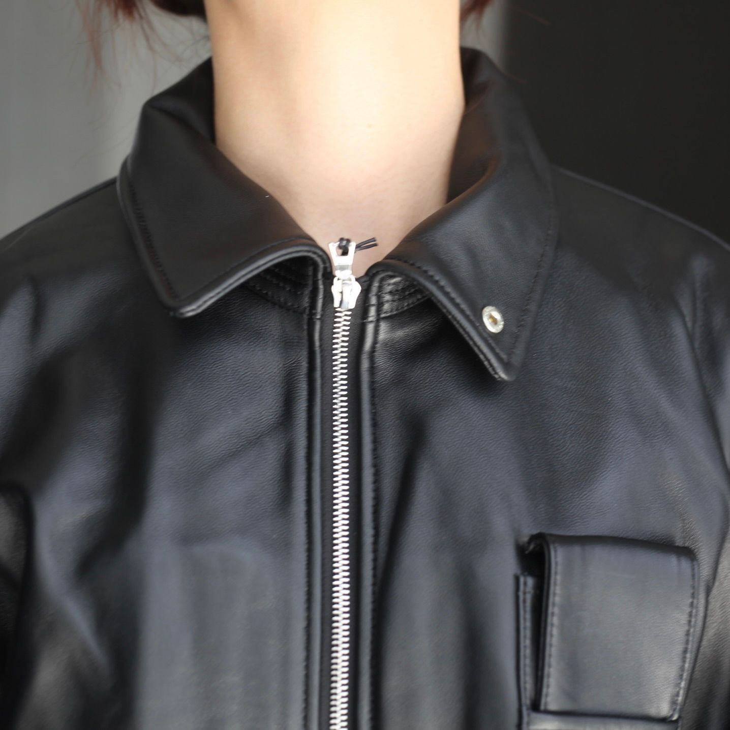 【残りわずか】Sheep Leather Flight Jacket