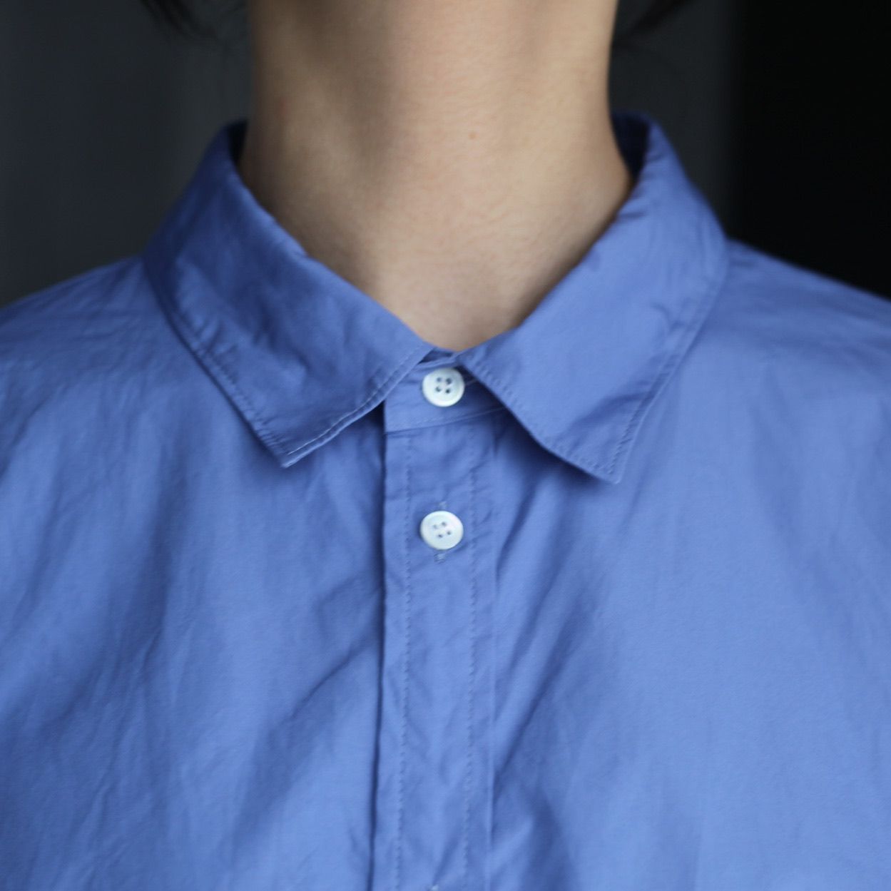 【残り一点】Suvin Broad Washed Shirt
