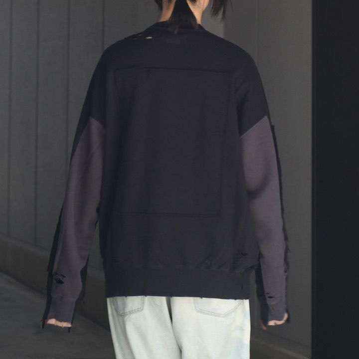 ssstein - 【残りわずか】Oversized Rebuild Sweat LS | ACRMTSM