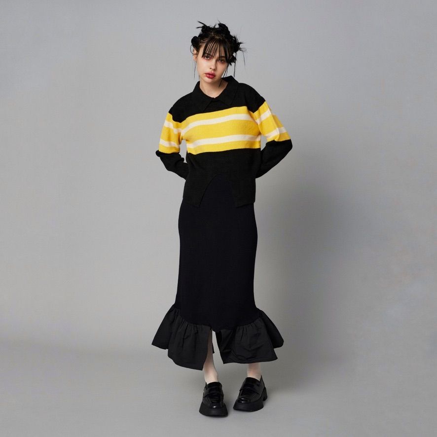 【残り一点】Border Knit Tops