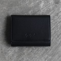 【残りわずか】三つ折りウォレット_S(SHRINK LEATHER)