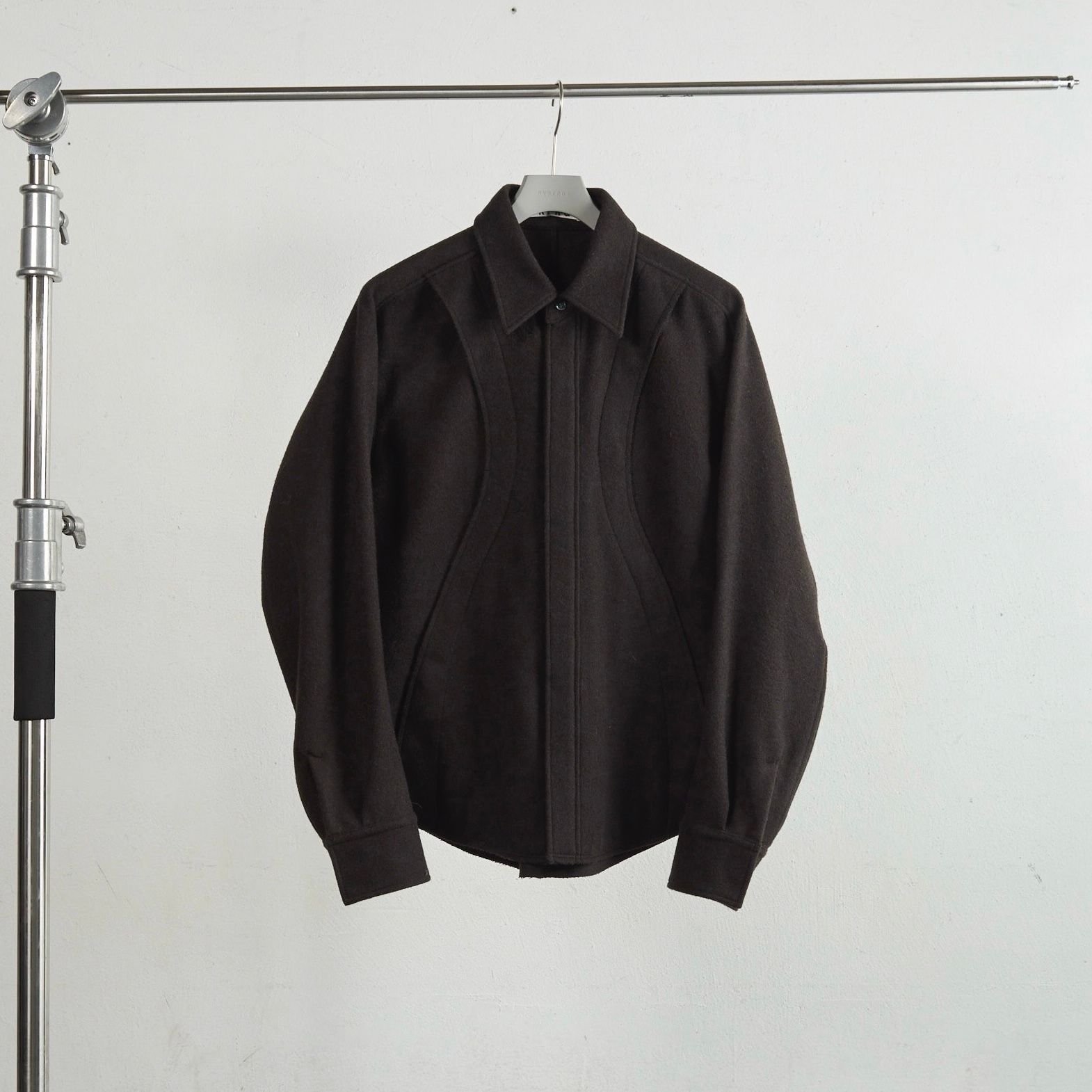 【残り一点】Wool Fly Front Long Sleeve Shirt