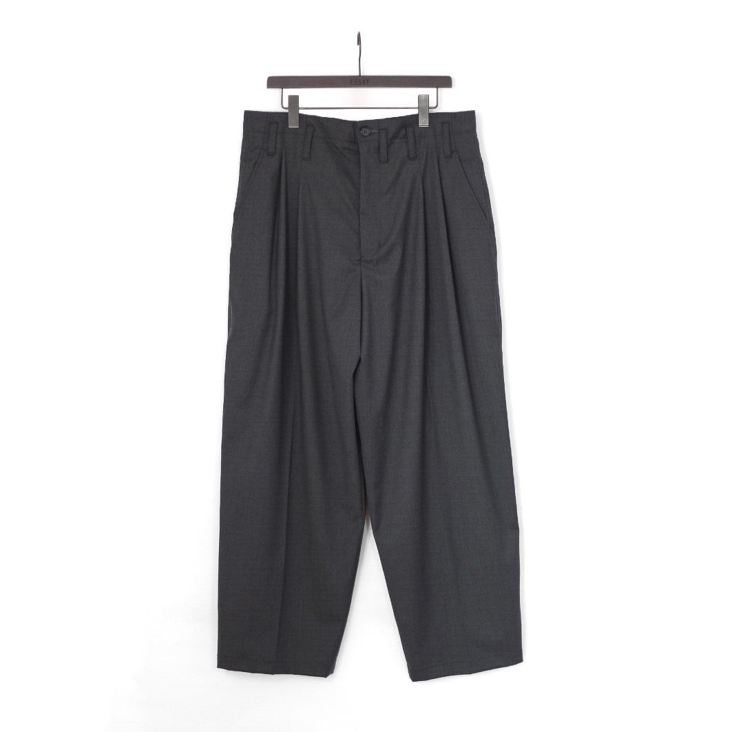 【残り一点】Wool Blend Wide Straight Trousers