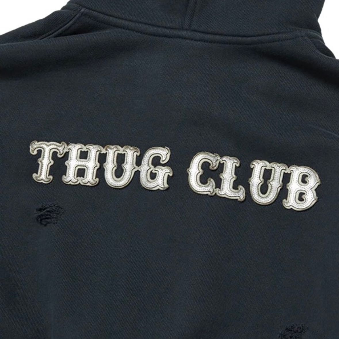 【残り一点】Leather Flame Hooded Zip Up