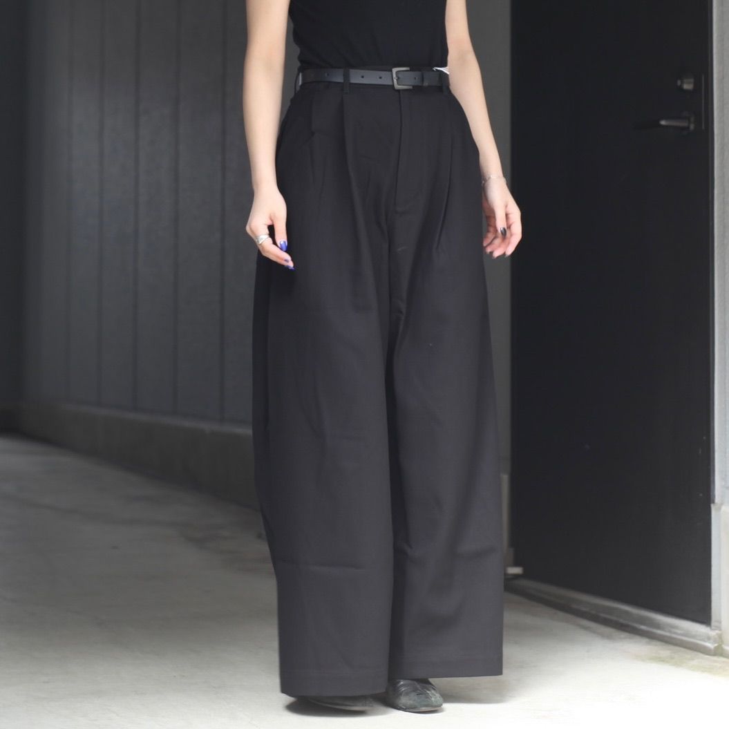 【残り一点】コットンツイルワイドパンツ