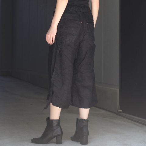 【残り一点】Easy Work Short With Garment Dyed (ITALIAN AIRFORCE TABLE CLOTH)