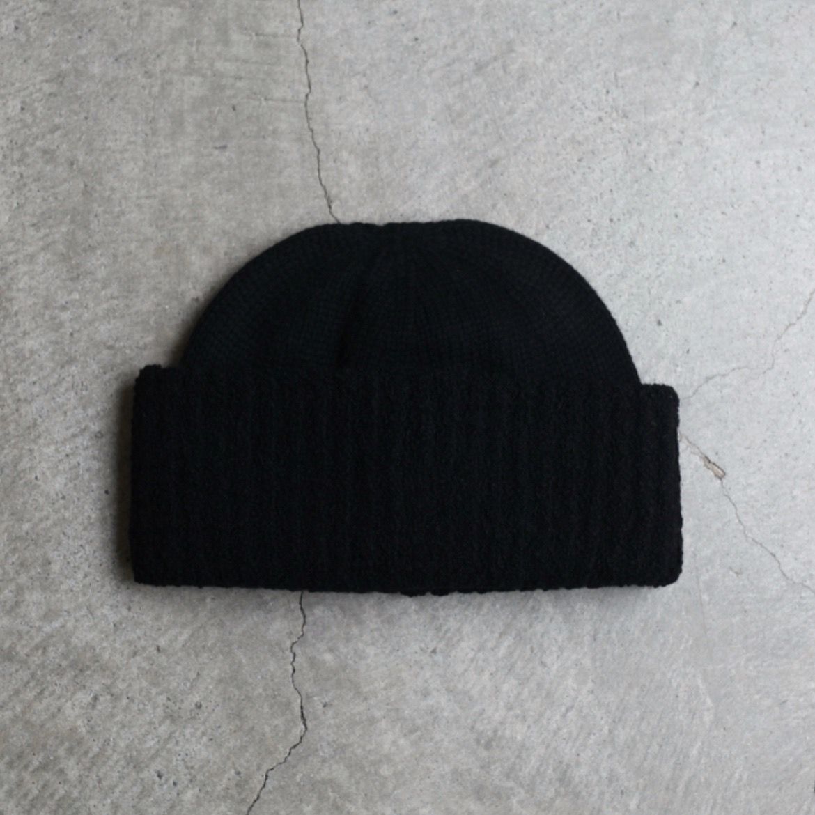 【残りわずか】Wool Knit Cap(BLACK)