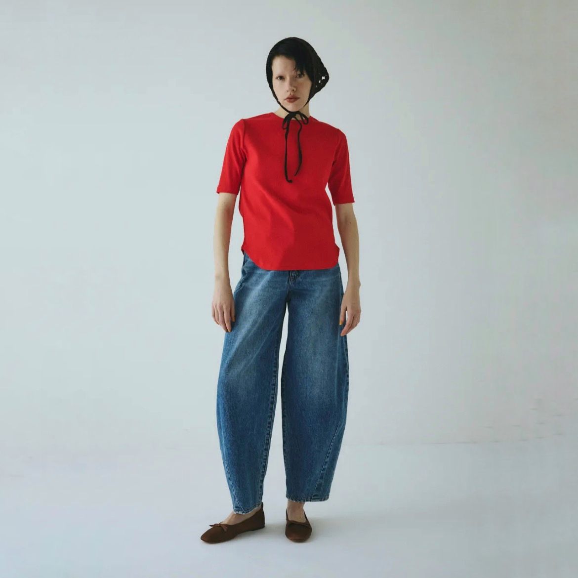 【残り一点】Back Ribbon Cut Top