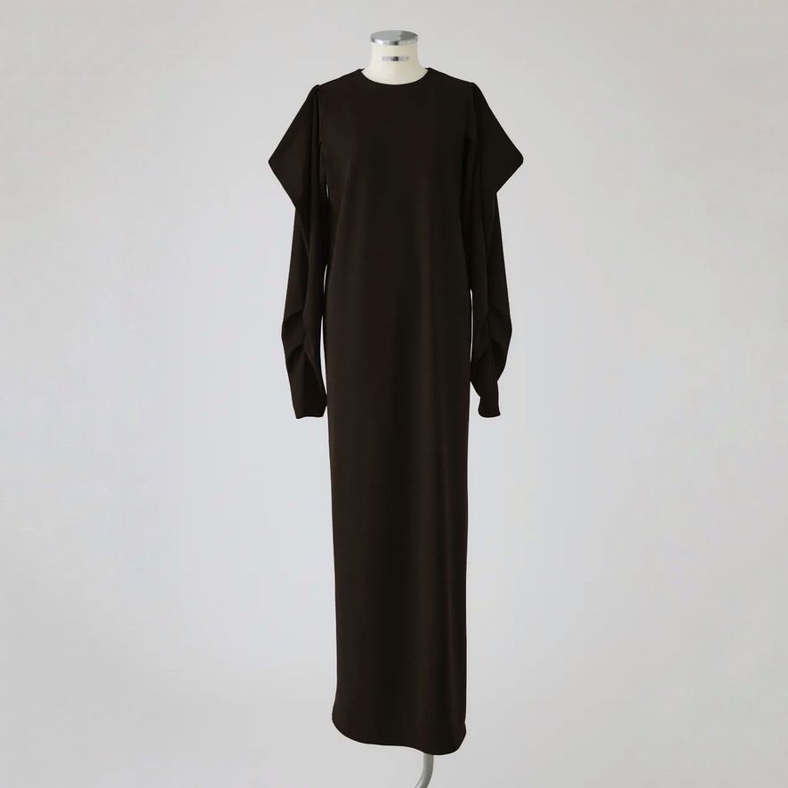 【残り一点】Drape Sleeve Cut Dress