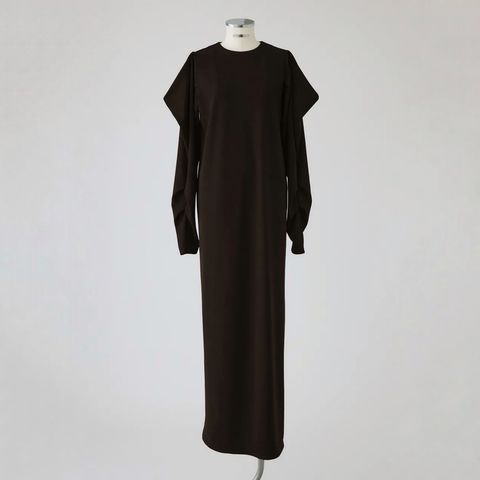 【残り一点】Drape Sleeve Cut Dress