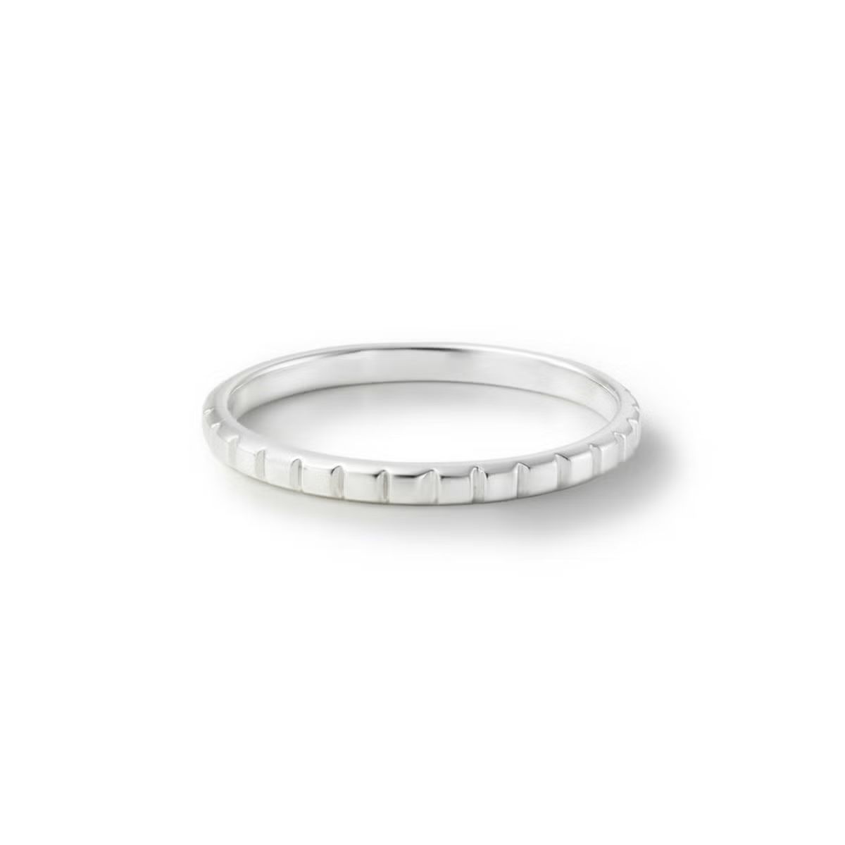 【お取り寄せ注文可能】Flat Studs Ring S(PLATINUM950)