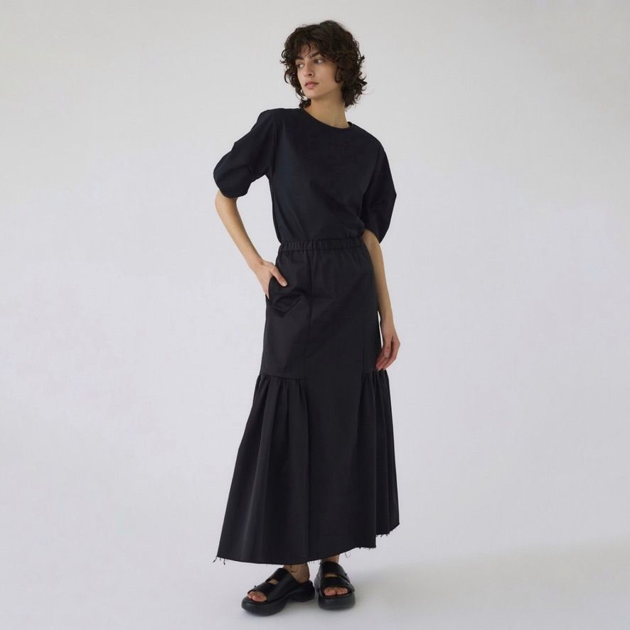 【残り一点】Tuck Sleeve Design Cut Tops