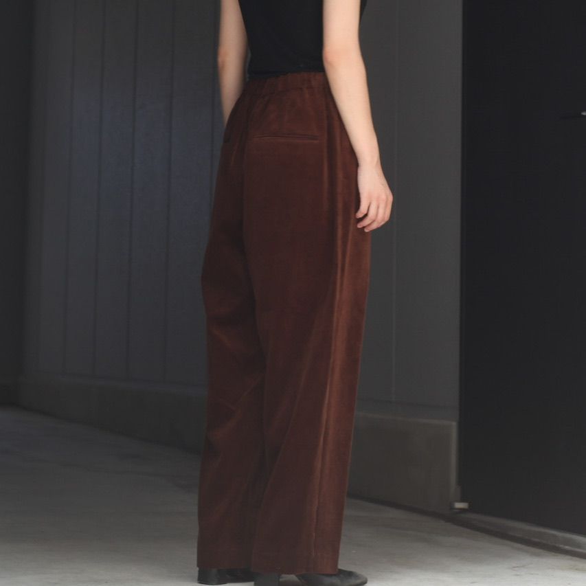 良質 SUVIN CORDUROY EASY WIDE PANTS 定価以下 | www.artfive.co.jp