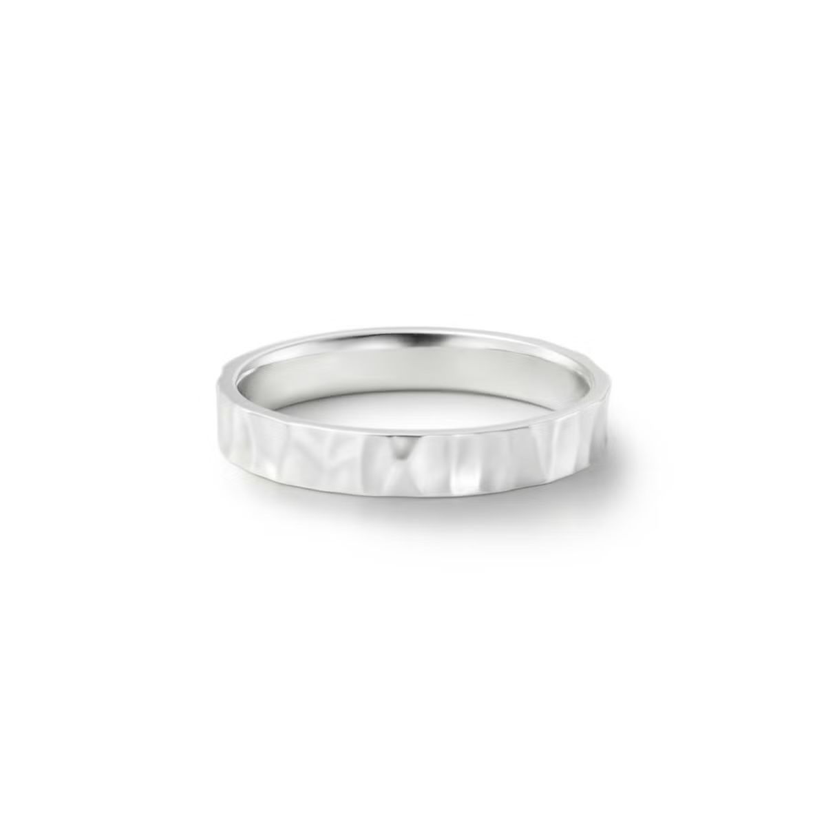 【お取り寄せ注文可能】Crack Square Ring(PLATINUM950)