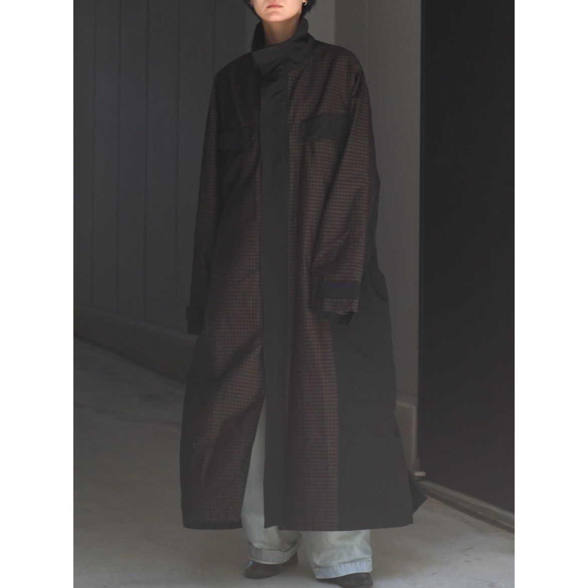 stein - 【残りわずか】Maxi-Length Stand Collar Coat | ACRMTSM