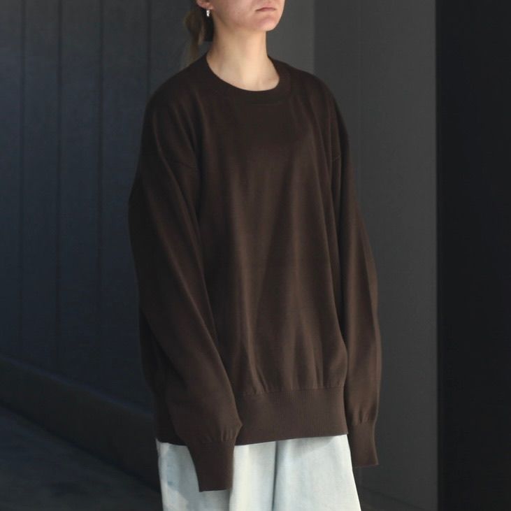 アウトレット☆送料無料 stein COTTON CASHMERE KNIT LS