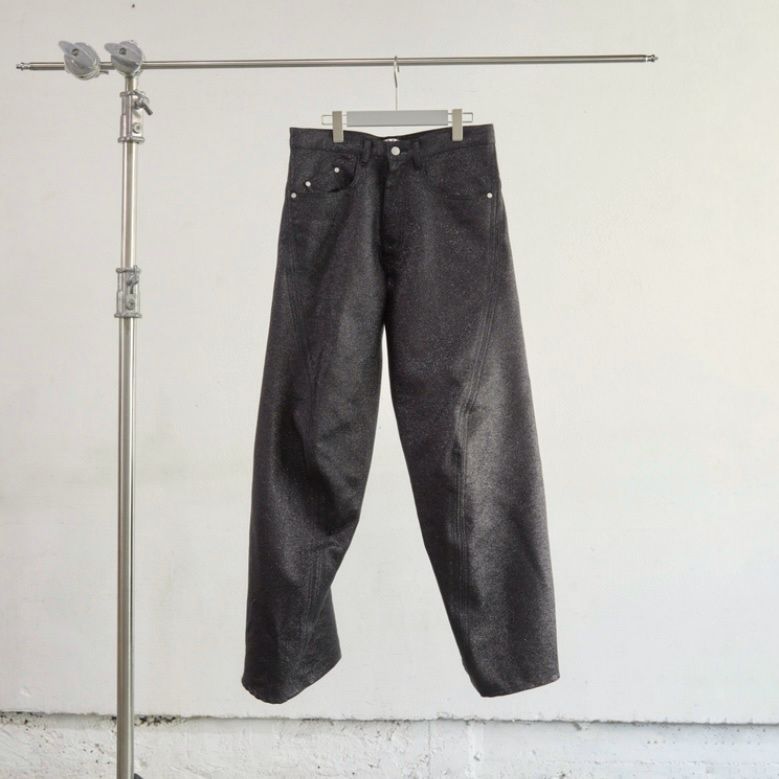 【残り一点】Glitter Twill 3D Twisted Wide Leg 5P Pants