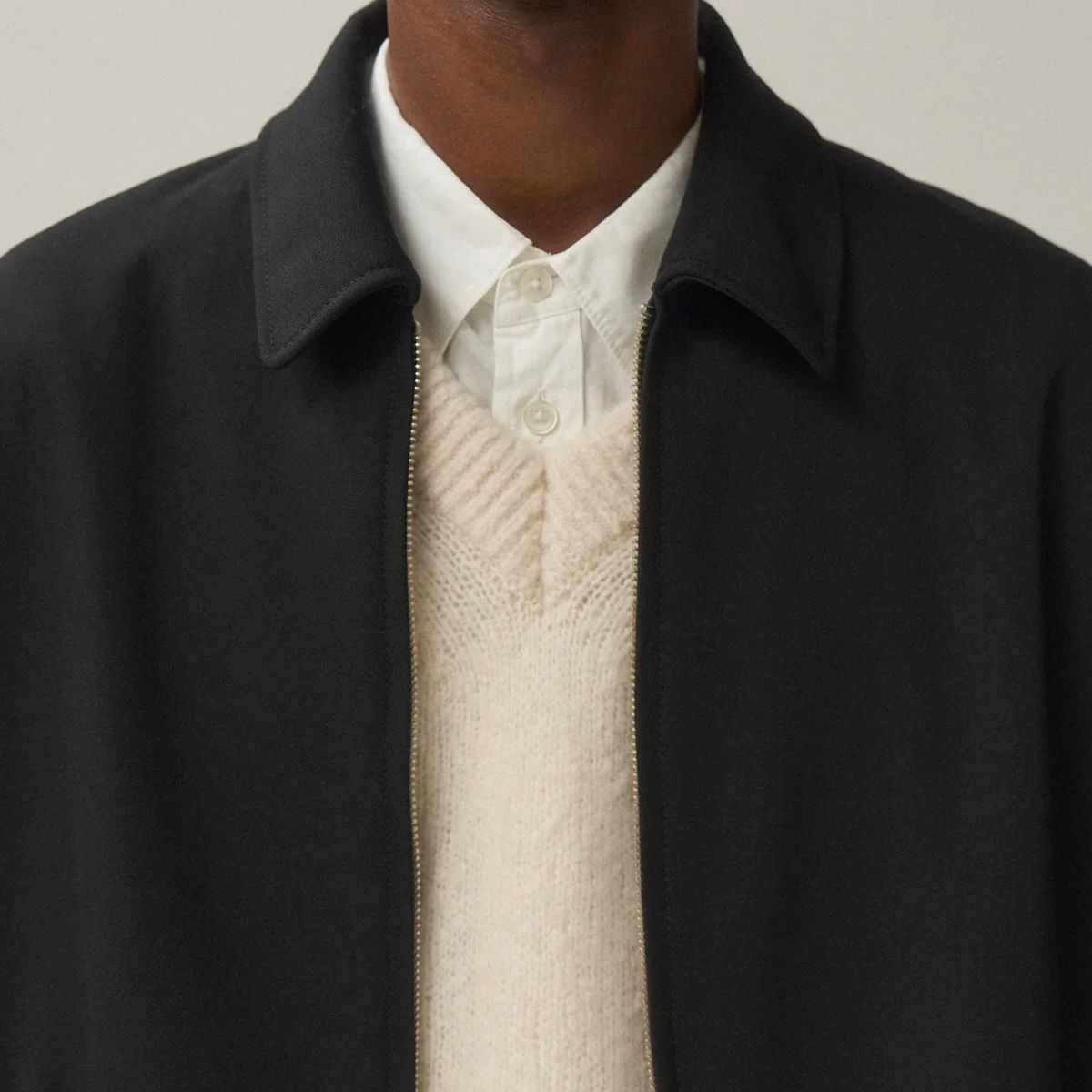 【残り一点】Back Satin Harrington Jacket