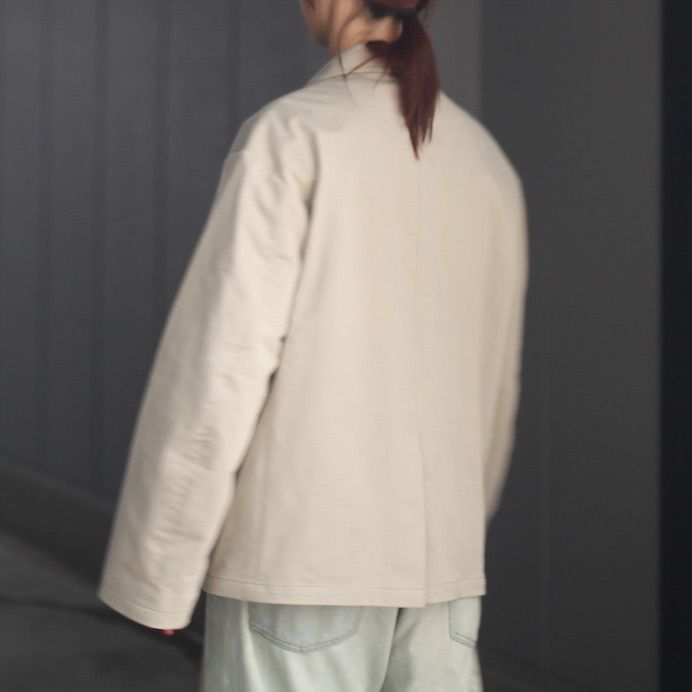 【残り一点】36G Econyl Solid Single Jacket
