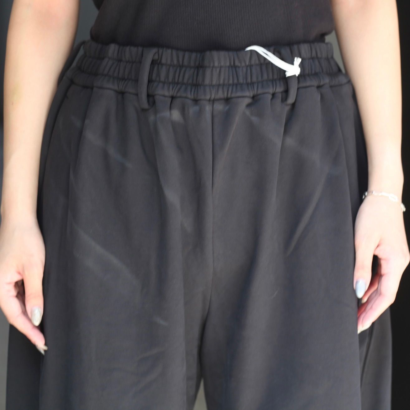 【残り一点】36G Fine Sweat Draping Easy Pants