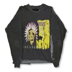 【残り一点】Bootleg DIY Crew Sweat With Damaged(COORDINATE)
