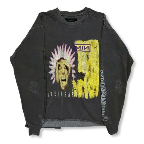 【残り一点】Bootleg DIY Crew Sweat With Damaged(COORDINATE)