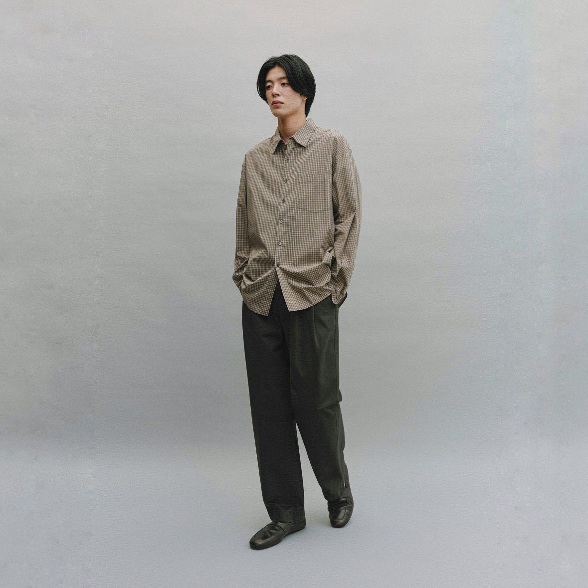【残り一点】Ordinary Check Shirt