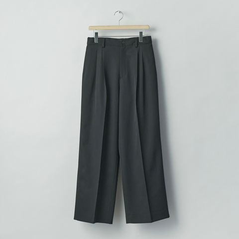【残り一点】Easy Long Wide Trousers(2/90 WOOL GABARDINE)