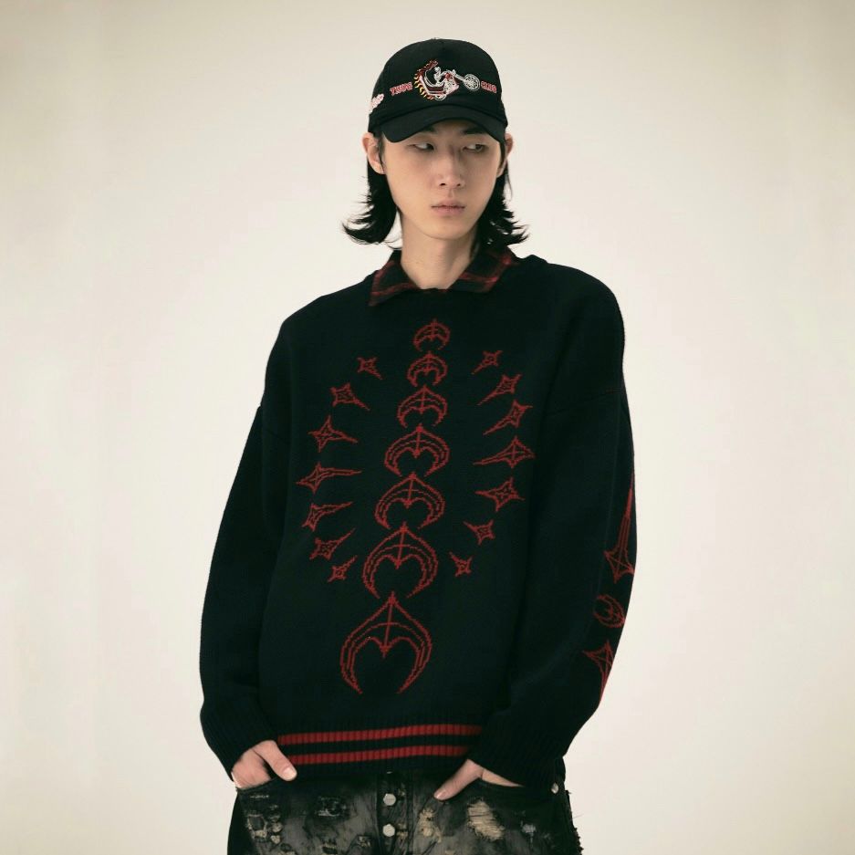 【残り一点】TC Bone Knit Sweater