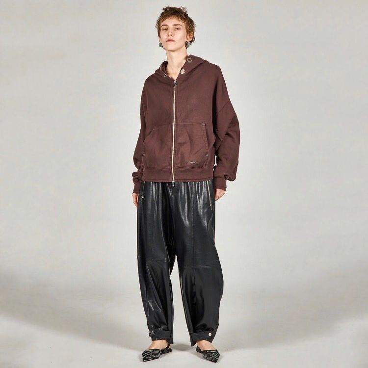 【残り一点】Eyelet Hoodie Parka