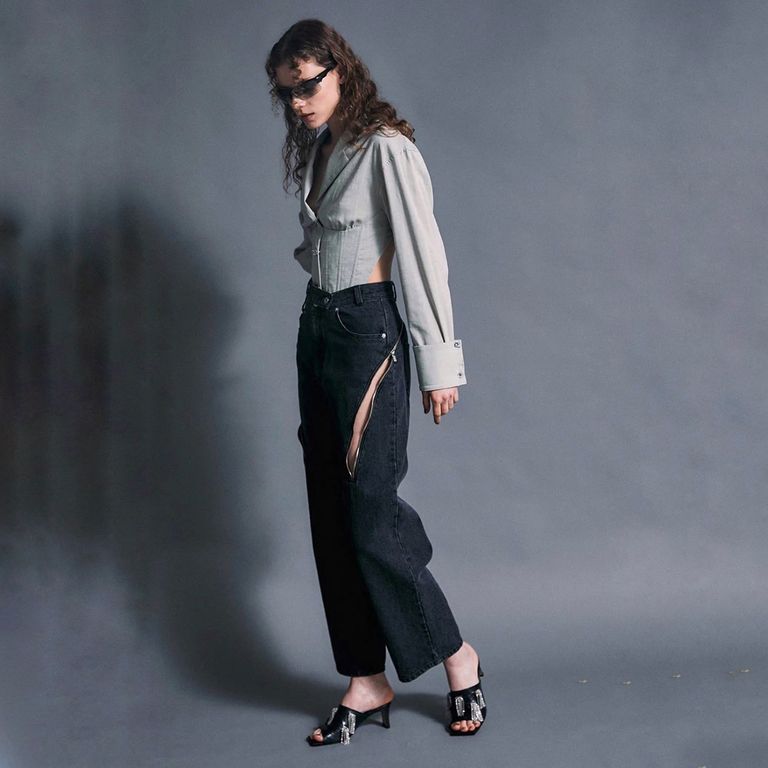 PRANK PROJECT - 【残り一点】Long Zipper Jeans | ACRMTSM ONLINE STORE
