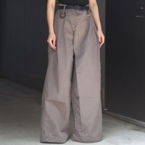 【残り一点】Wrapped Work Trousers With Night-Cut(AGED TWILL)