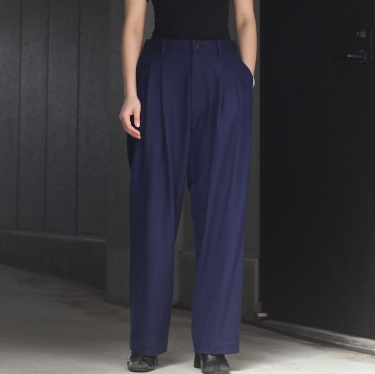 KANEMASA PHIL. - 【残り一点】36G Wool Easy Trousers | ACRMTSM 