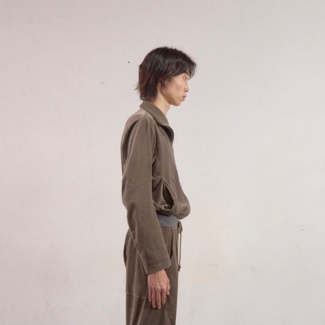 【残り一点】Velour Zip Up Track Top