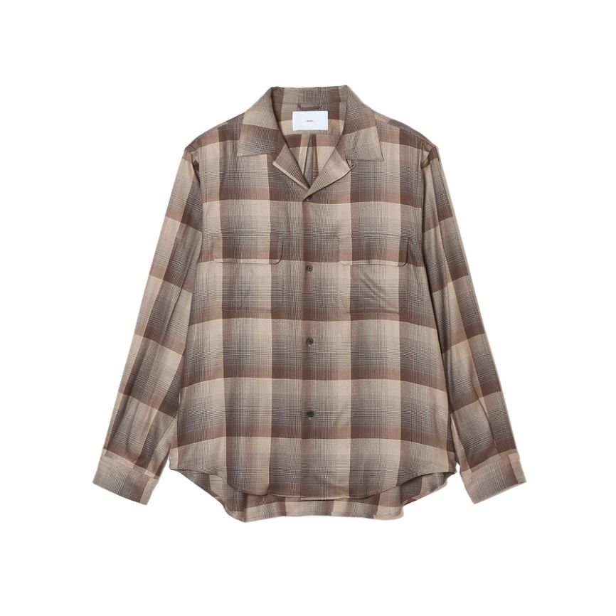 【残り一点】Ombre Open Collar Shirts
