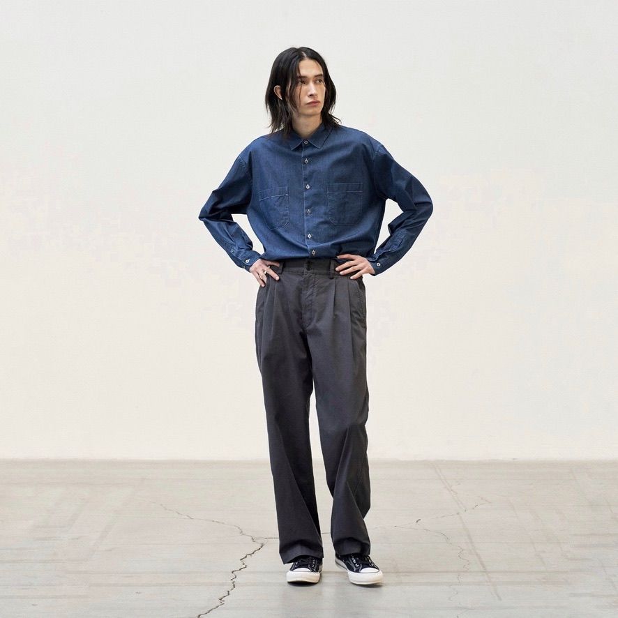パンツ ANOTHER OFFICE Santiago Garment Pants ANOTHER OFFICE - 【残り一点】Santiago Garment Pants