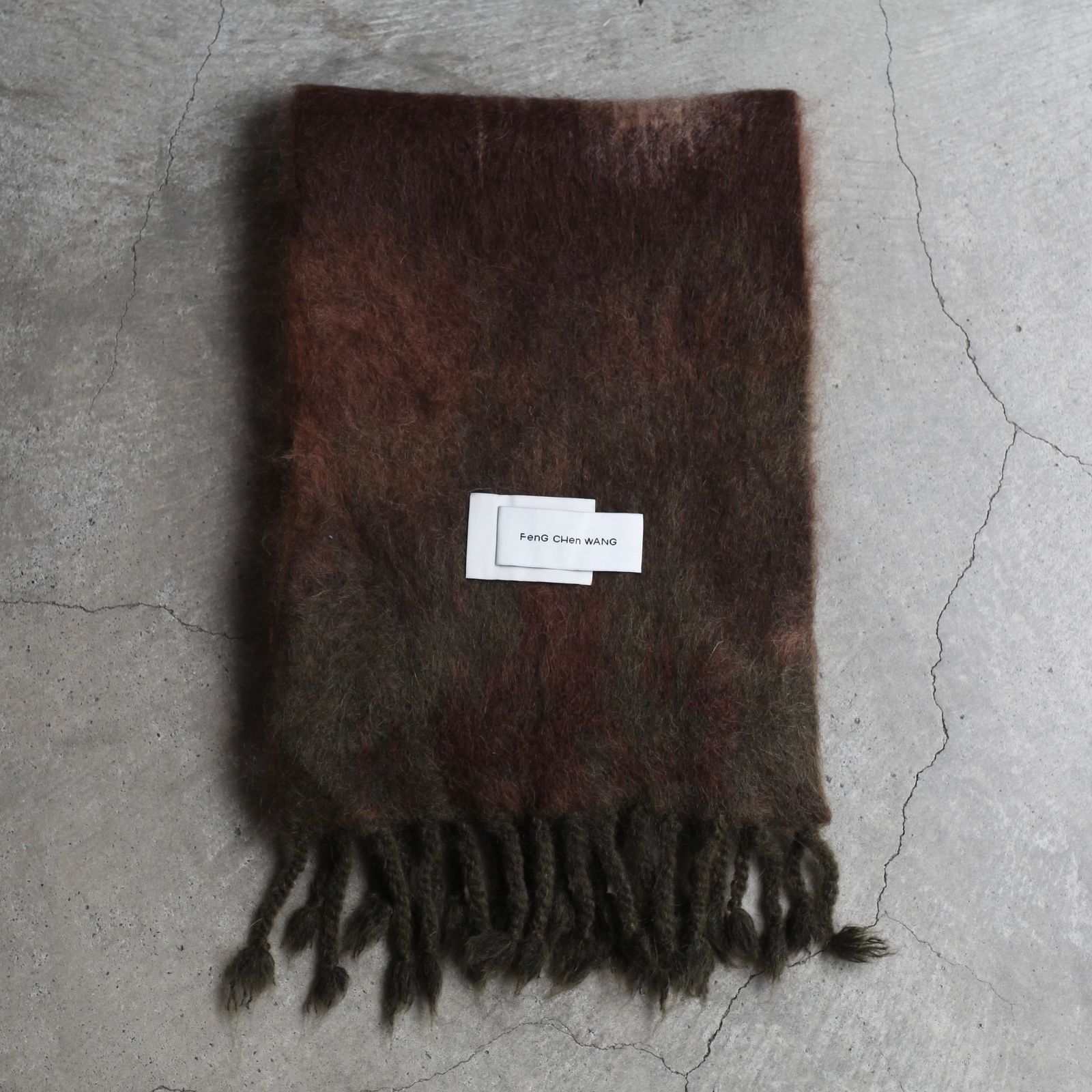 【残り一点】Gradient Jacquard Knit Scraf