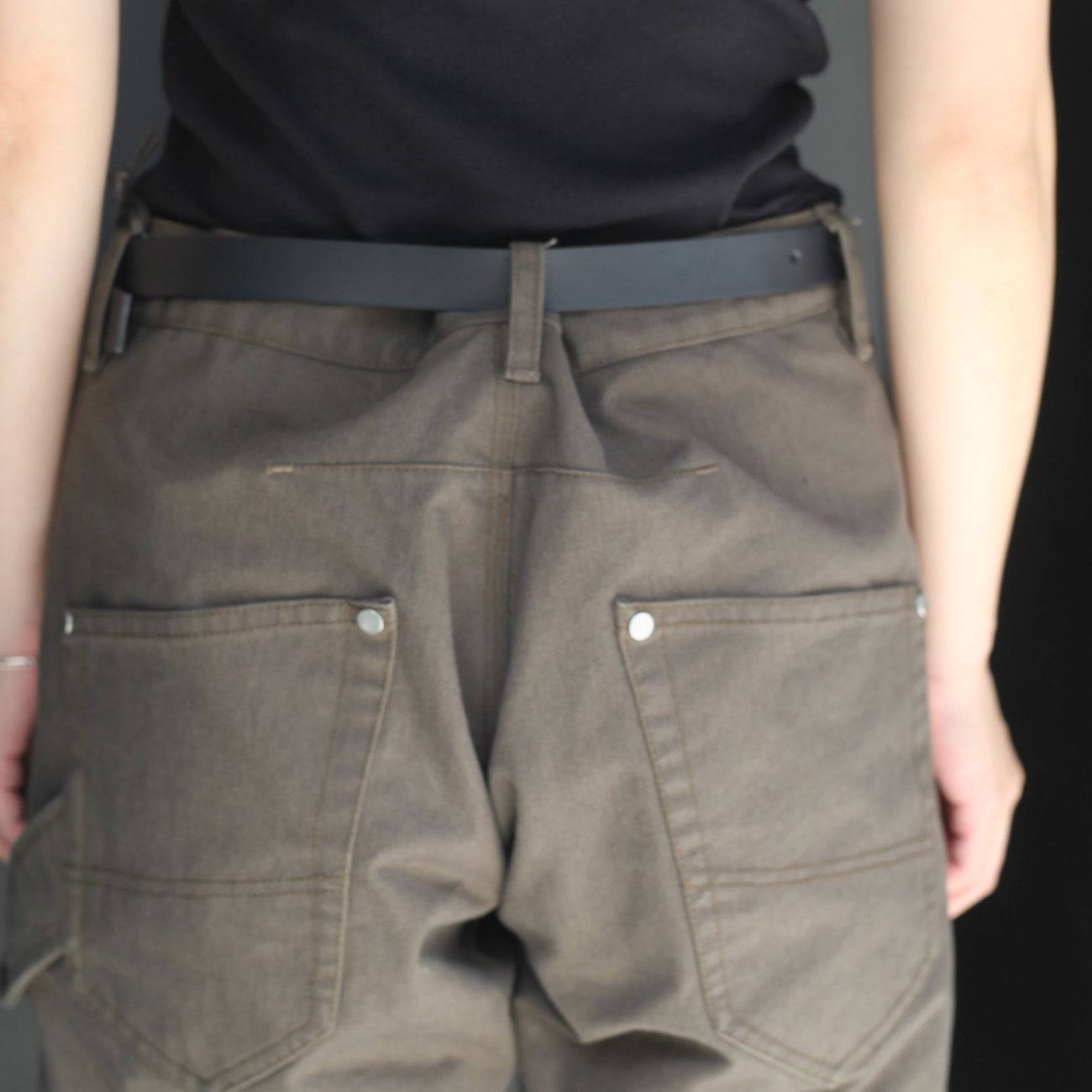 【残り一点】Curved Leg Double Knee Work Pants