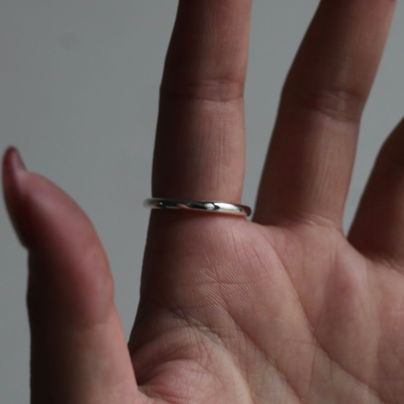 【残り一点】Oval Mirror Ring(2.5mm)